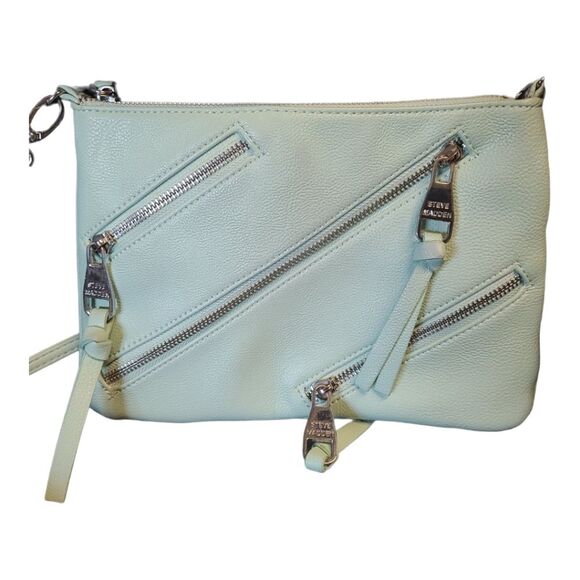 Steve Madden Mint Crossbody Bag Mint Green Silver accents - Picture 1 of 10